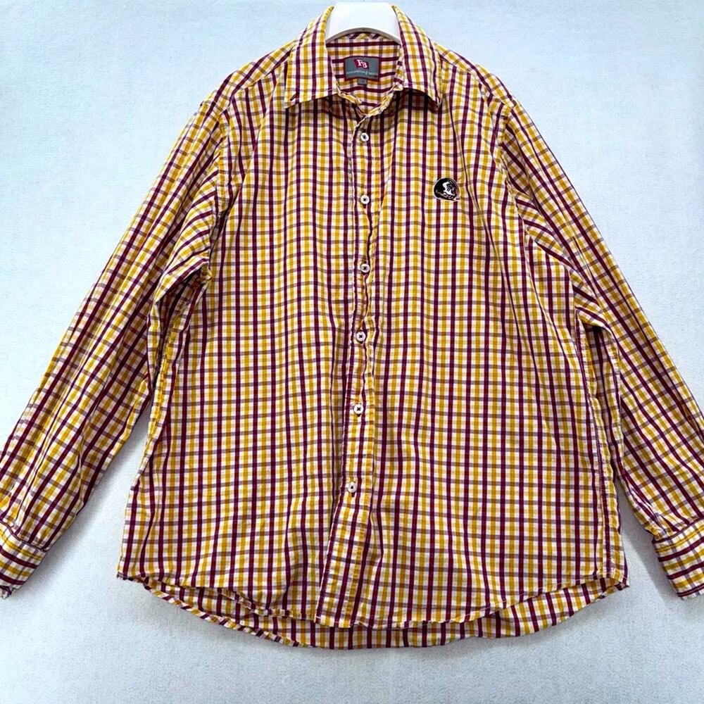 FSU Seminoles Pennington & Bailes Long Sleeve Button Down Shirt Men’s sz Medium